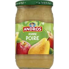 Andros Compote Dessert Poire 750g